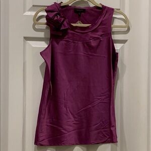 Elegant Purple Sleeveless Top